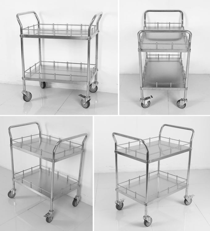 Stainless Steel Medical Trolley